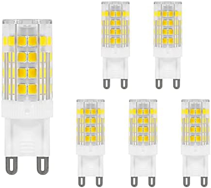 LED Lámpa G9 3.5 W, 350lumen, AC120V, Daylight 6500K, Nem szabályozható, 40Watt T4 G9 Halogén Egyenértékű, Csillár, Világítás