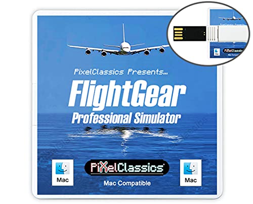 PixelClassics FlightGear repülőgép-Szimulátor 2022 X Repülési Sim-Gép & Helikopter Professzionális Szimulátor USB-Beleértve