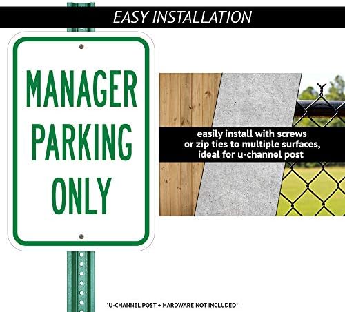 SignMission Parkoló Terület Előre Nyíl | 12 X 18 Nehéz-Es Alumínium Rozsda Bizonyíték Parkolás Jel | Megvédje A Business