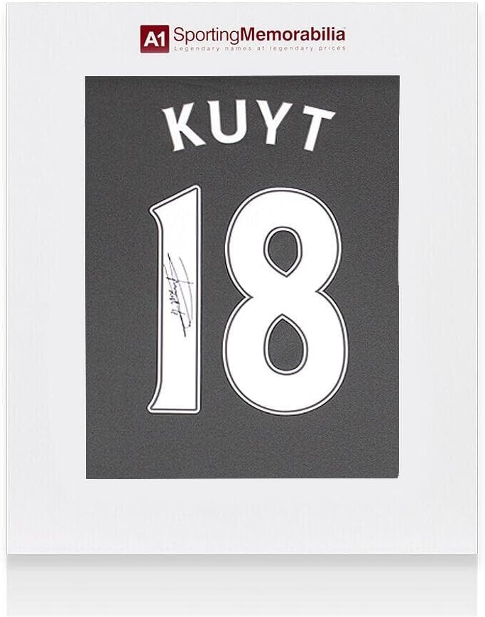 Dirk Kuyt Aláírt Liverpool Ing - 2011-2012, El Száma 18 - Díszdobozban - Dedikált Foci Mezek