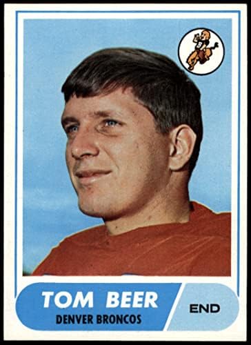 1968 Topps 42 Tom Sört Denver Broncos (Foci Kártya) NM Broncos Houston