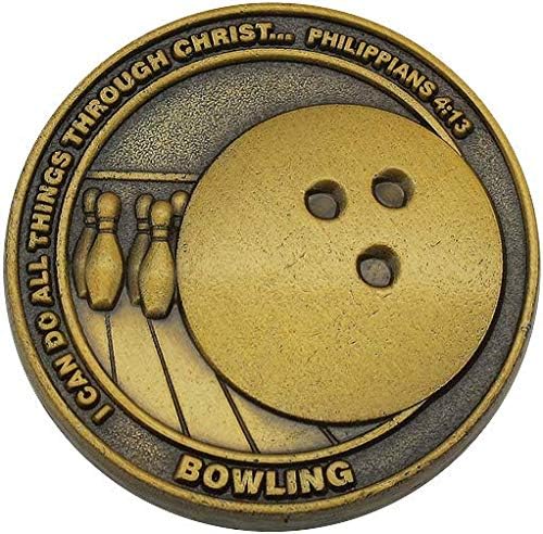 Ömlesztett Bowling Érme, 12-es Csomag, Keresztény Sport Érme a Fiatal Sportolók, a Fiúk & Lányok, Ajándék Bowlers vagy Bowling