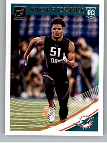 2018 Donruss Foci 353 Minkah Fitzpatrick RC Újonc Kártya Miami Dolphins Újonc Hivatalos NFL Trading Card