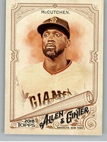 2018 Allen Ginter 184 Andrew McCutchen a San Francisco Giants Baseball Kártya - GOTBASEBALLCARDS