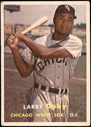 1957 Topps 85 Larry Doby Chicago White Sox (Baseball Kártya) VG+ White Sox