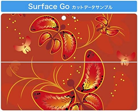 igsticker Matrica Takarja a Microsoft Surface Go/Go 2 Ultra Vékony Védő Szervezet Matrica Bőr 001260 Pillangó Virág