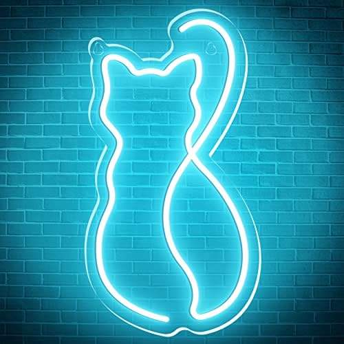 Szabályozható Macska neonreklám a lakberendezés LED Neon Lámpák Fali Dekor Fény neonreklám Decor Hálószoba Gyerek Szoba neonreklám