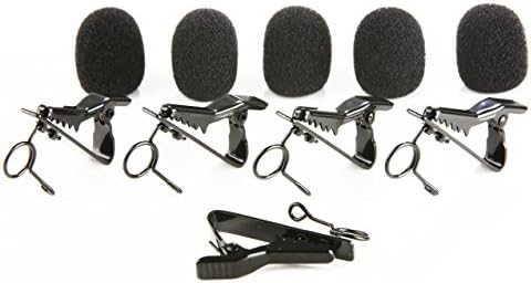 Movo MCW5 Csiptetős Mikrofon Hajtóka Mikrofon, Klipek valamint Hab Mikrofon Kiterjed - Az 5. Csere Csomag 6-7mm Mikrofon