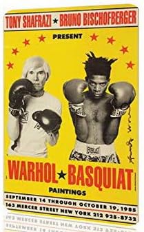 Uptell Fém Tábla Andy Warhol Basquiat Boksz Plakát Művészet 12 X 8 Cm