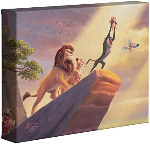 Thomas Kinkade Disney the Lion King 8 x 10 Galéria Csomagolva, Vászon