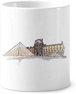 Louvre Múzeum, Párizs, Franciaország Fogkefe tolltartó Bögre, Kerámia Állni ceruzatartó