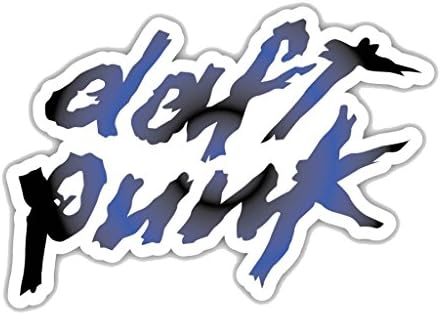 Dj Daft Punk OriginalStickers0255 Készlet Két (2x) Matricák , Laptop , Autó , Teherautó , Méret: 4 cm, a Hosszabb Oldalán